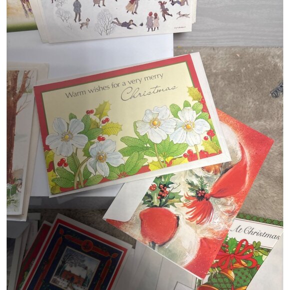 Christmas Greeting Cards With Envelopes Assorted Made in Canada Set of 50 - Picture 6 of 10